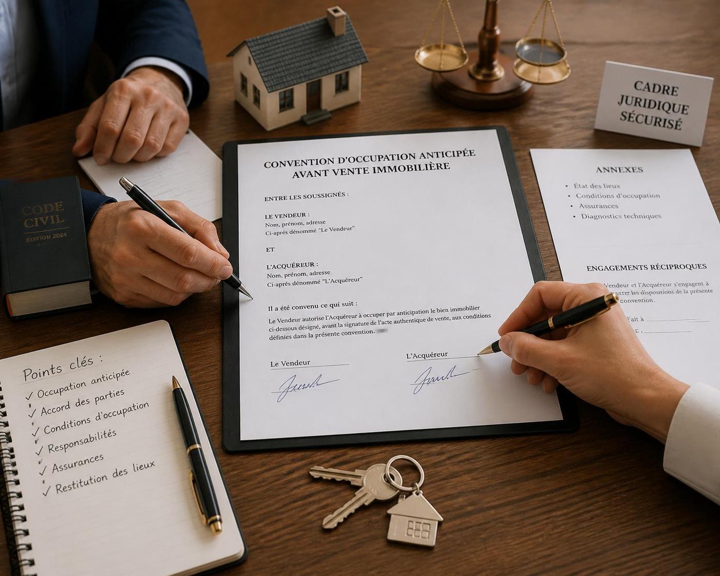 découvrez quel modèle de convention d'occupation anticipée choisir avant une vente pour sécuriser efficacement votre transaction immobilière et éviter les litiges.