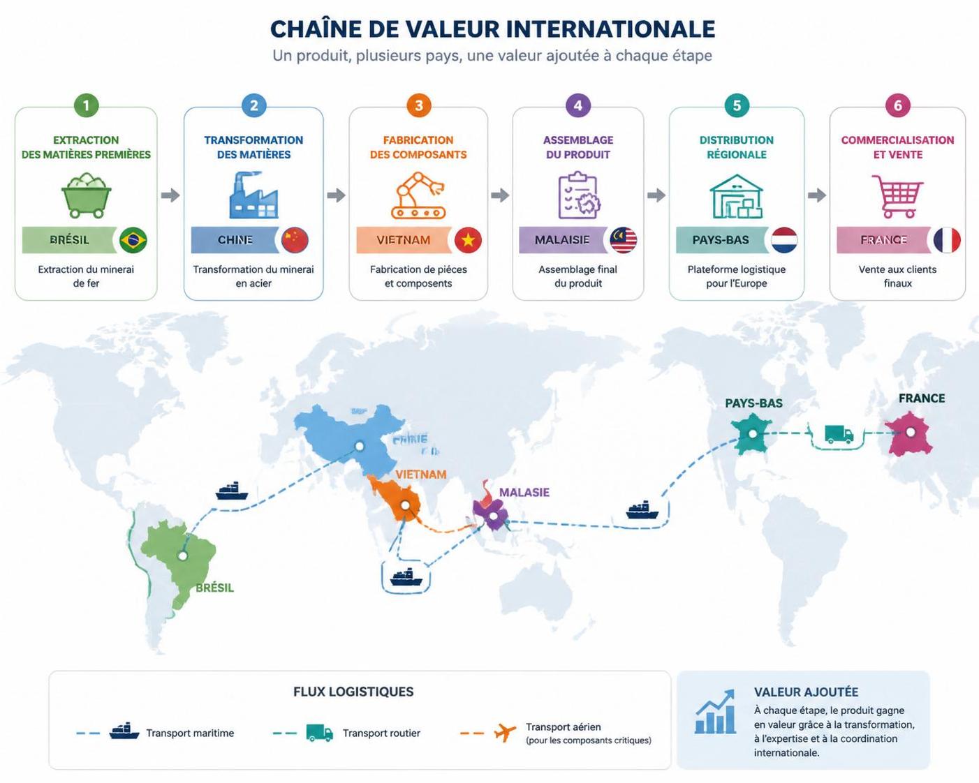 découvrez les clés et les enjeux de l'internationalisation de la chaîne de valeur pour les entreprises, afin de mieux comprendre ses impacts et stratégies essentielles.