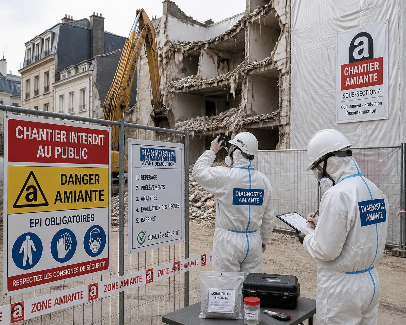 découvrez les étapes clés du diagnostic avant démolition pour assurer la sécurité de votre chantier et respecter les normes en vigueur.