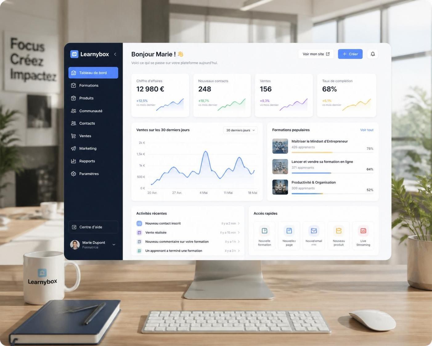 découvrez pourquoi learnybox est la plateforme préférée des formateurs en ligne grâce à ses outils complets, sa facilité d'utilisation et son accompagnement personnalisé.