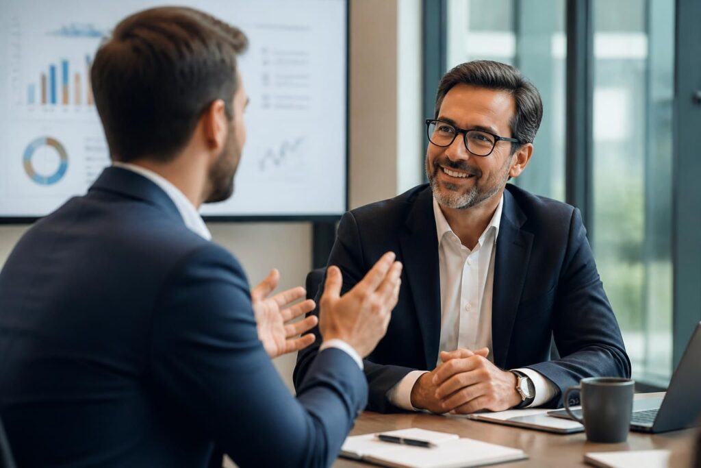 découvrez la communication ascendante : ses définitions, exemples concrets et les différents types de flux d'information entre les employés et la direction pour améliorer le dialogue en entreprise.