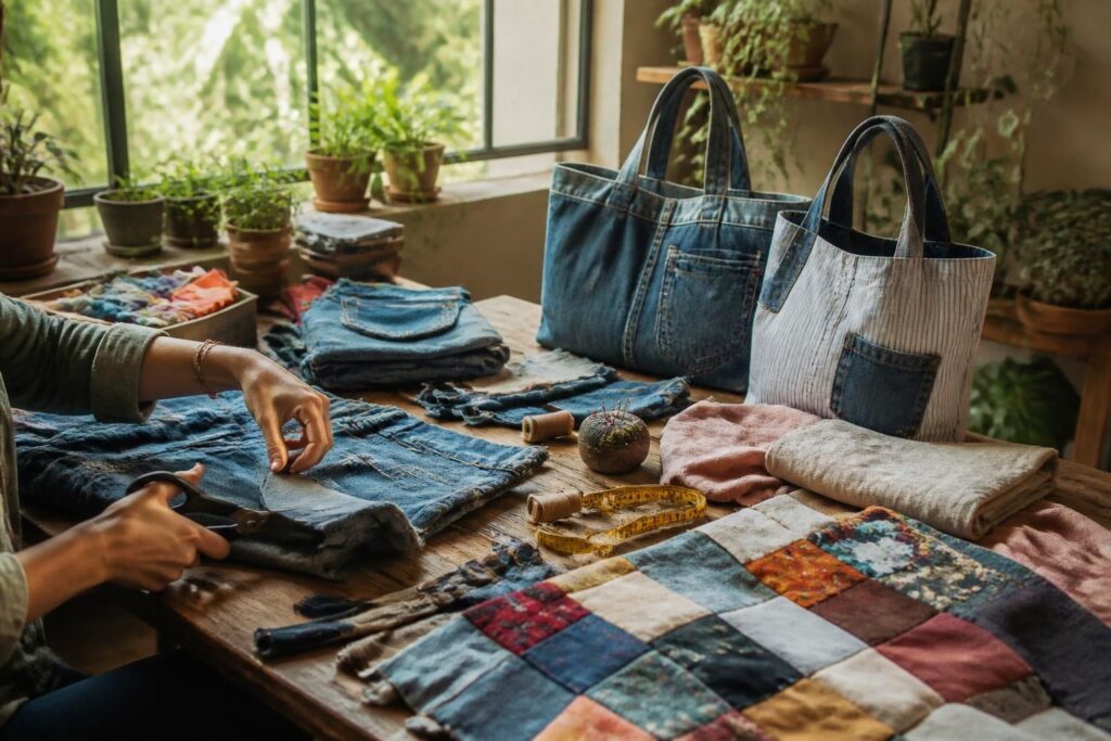 découvrez l'upcycling : comment redonner vie à vos vêtements avec créativité tout en respectant l'environnement grâce à des techniques écologiques et innovantes.