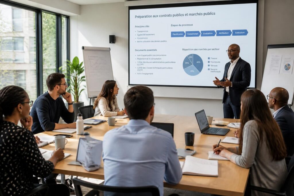 découvrez comment vous préparer efficacement à la formation aux contrats publics et marchés publics pour maîtriser les enjeux et réussir vos démarches.