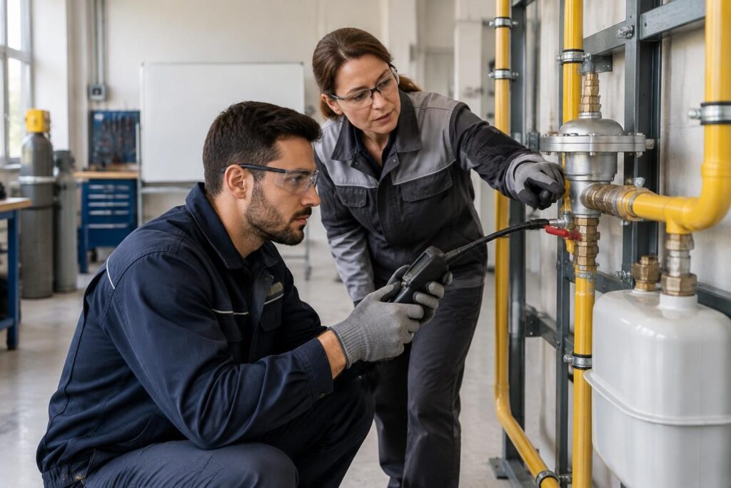 découvrez les qualifications et habilitations nécessaires pour intervenir en sécurité sur une installation de gaz, selon le type de travaux réalisés.